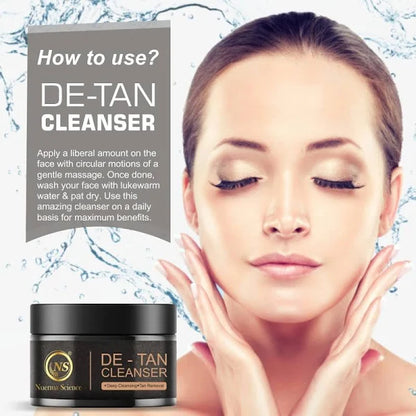 Nuerma Science De-Tan Cleanser | Purifies Skin & De-Tan Skin with Fair Complexion - 100gm