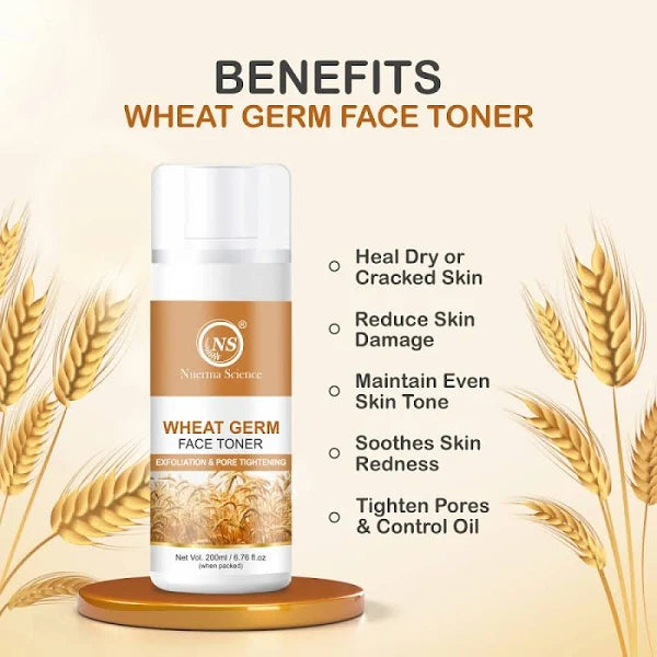 Nuerma Science Wheatgerm Face Toner For Pore Tightening, Smooth & Radiant Skin- 100ml