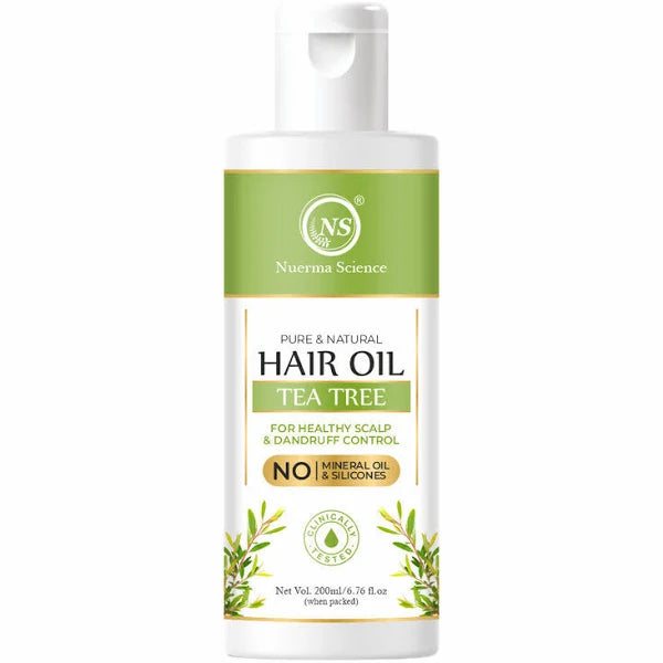 Nuerma Science Tea Tree Hair Oil for Healthy Scalp & Dandruff Control