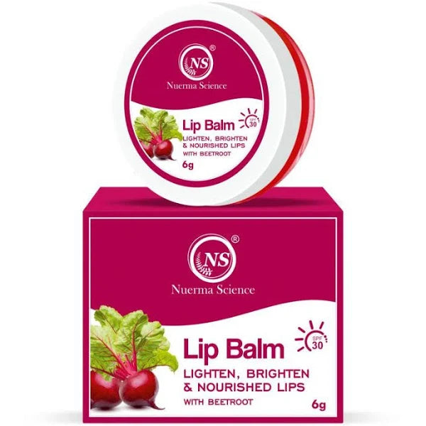 Nuerma Science Beetroot Lip Balm | Lighten, Brighten & Nourished Lips - 6gm